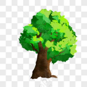 Green Plant, Big Tree, Leaves, Tree, Green Plant, Green Tree PNG White ...