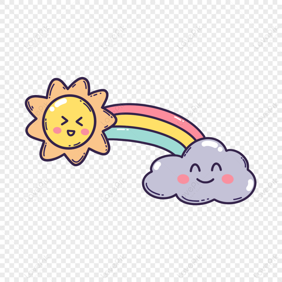 Rainbow PNG Images With Transparent Background