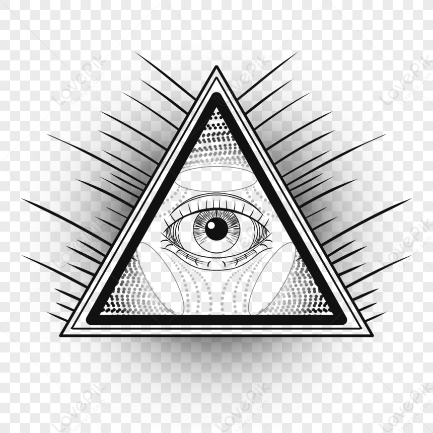Illuminati Pyramid Eye Tattoo Print Tacky Ugly Sweatshirt - The Ugly  Sweater Shop