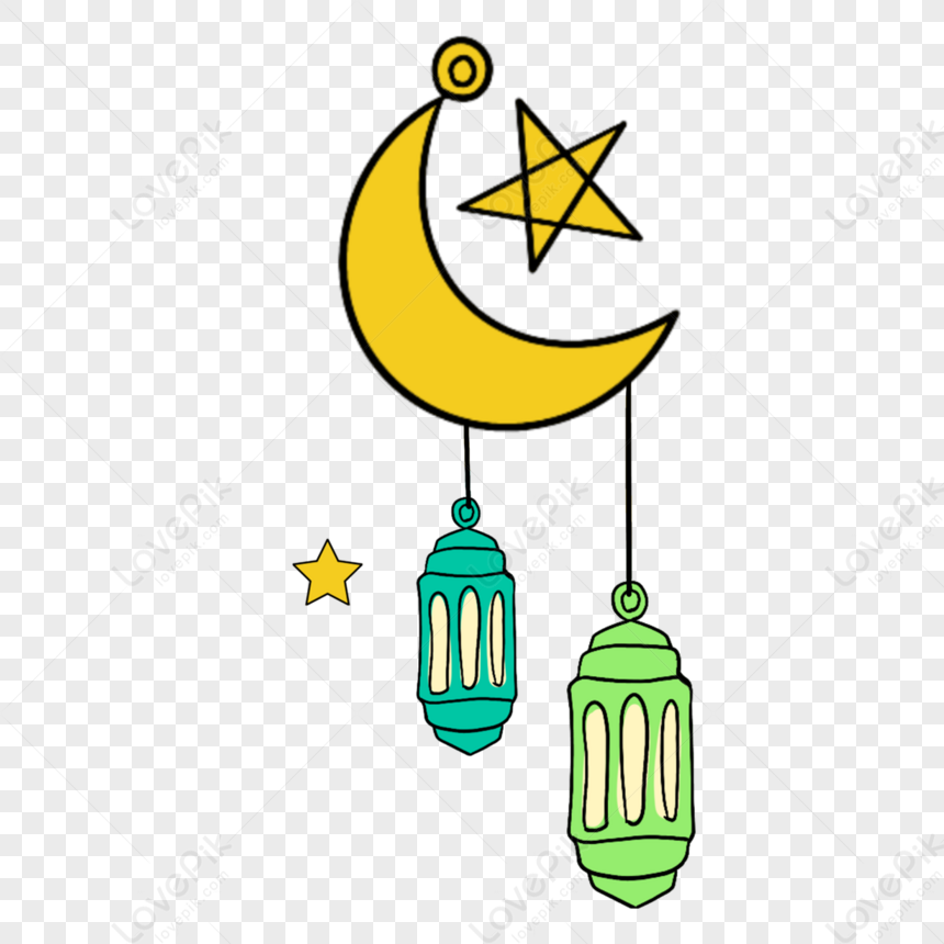 ramadan lantern doodle