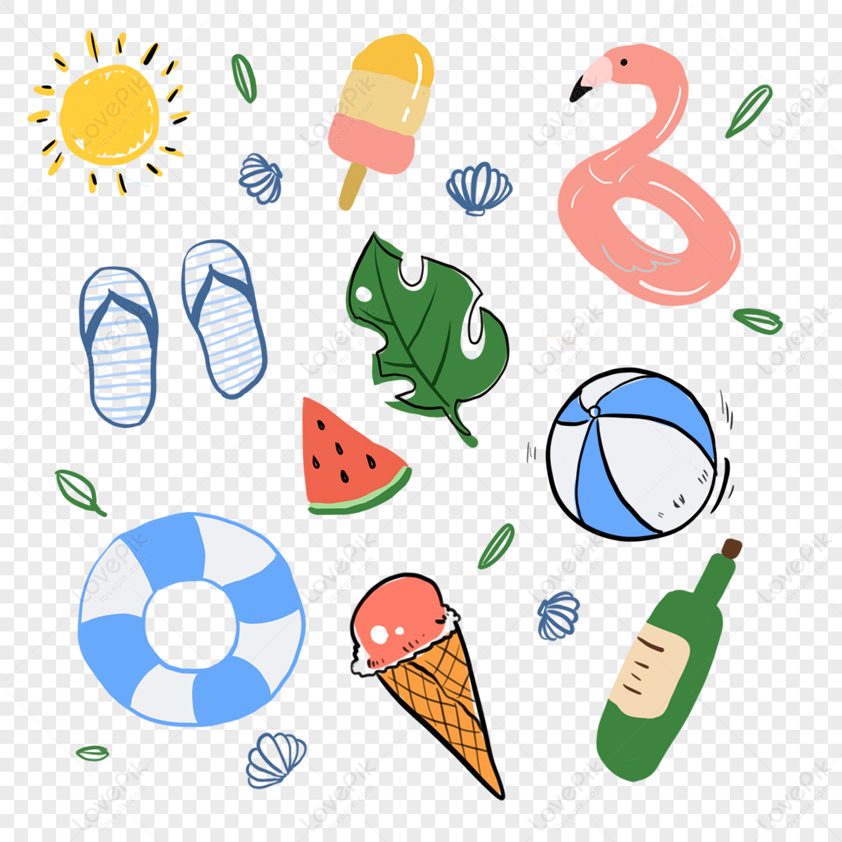 Summer Collage Images, HD Pictures For Free Vectors Download - Lovepik.com