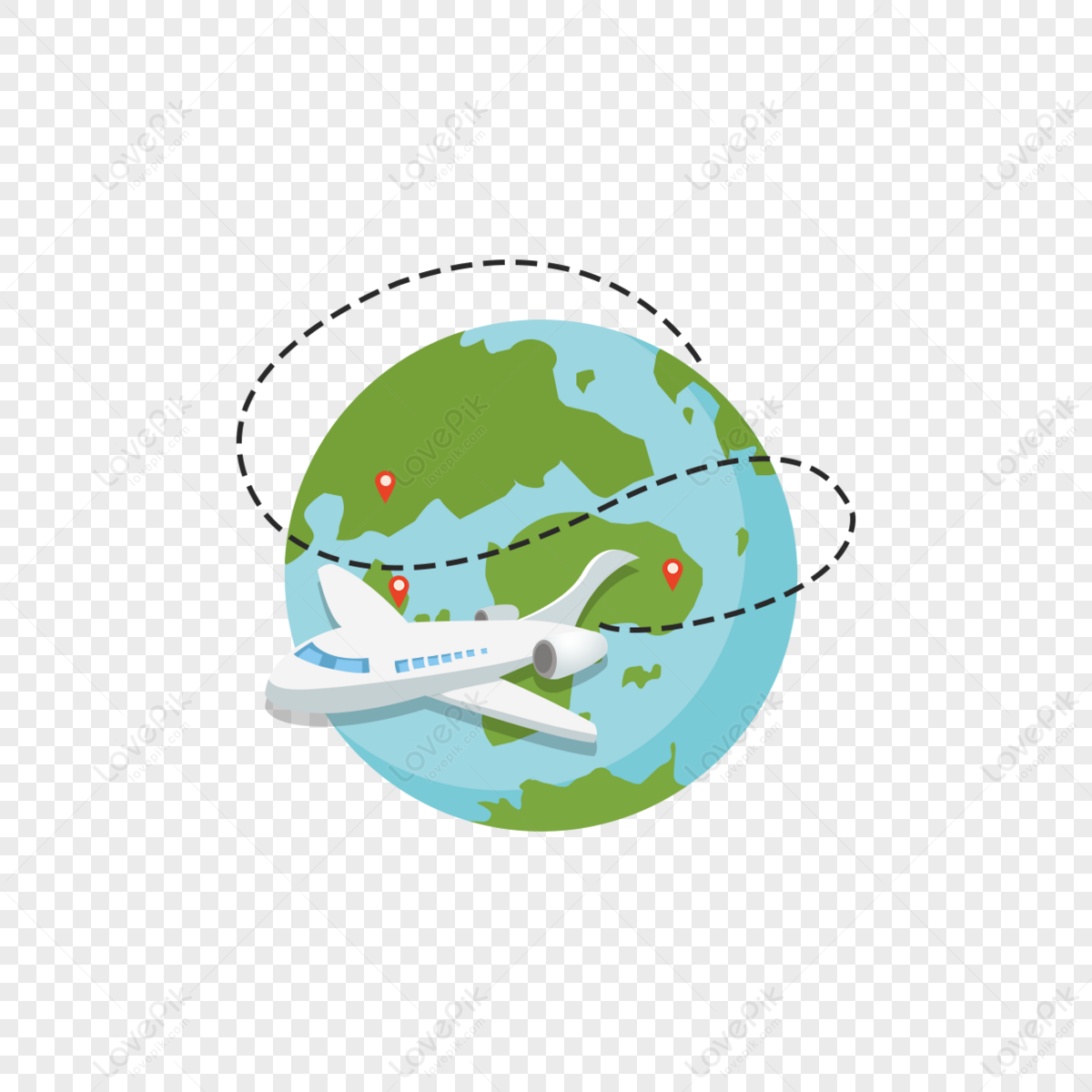 a round trip plane,tourist season,aircraft,earth png picture