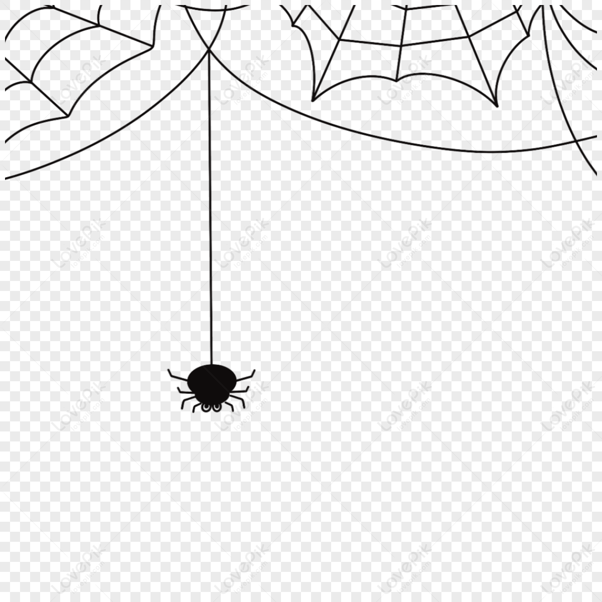 Halloween Black Spider Web Spider,illustration,western Festival,western ...