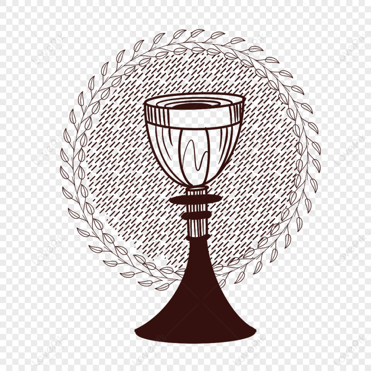 Black And White Retro Racing Loop Trophy Clip Art,race,cartoon PNG ...