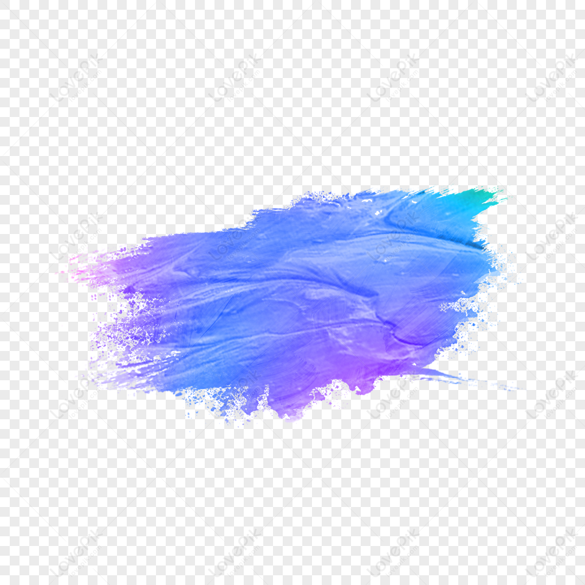 Bright Blue Purple Acrylic Brush,strokes,smear,color PNG Transparent ...