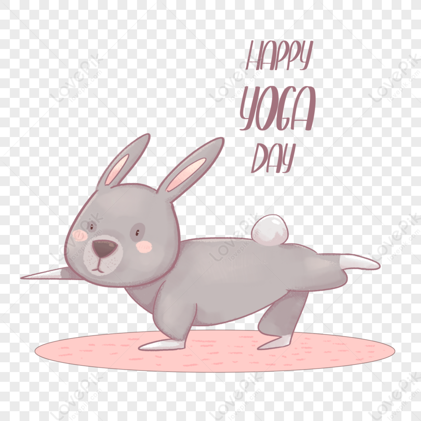 Cartoon Bonito Mundo Yoga Coelho,desenho De Coelho PNG Imagens Gratuitas  Para Download - Lovepik