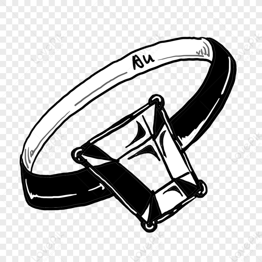 Ring Clipart Black And White - White Engagement Ring Clipart Png - Clip Art  Library