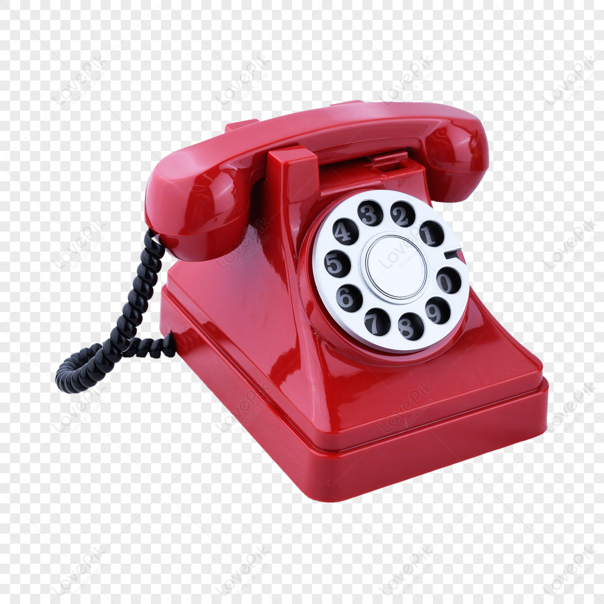 Corded Landline Phone Colored Icon In Powerpoint Pptx Png And Editable Eps  Format