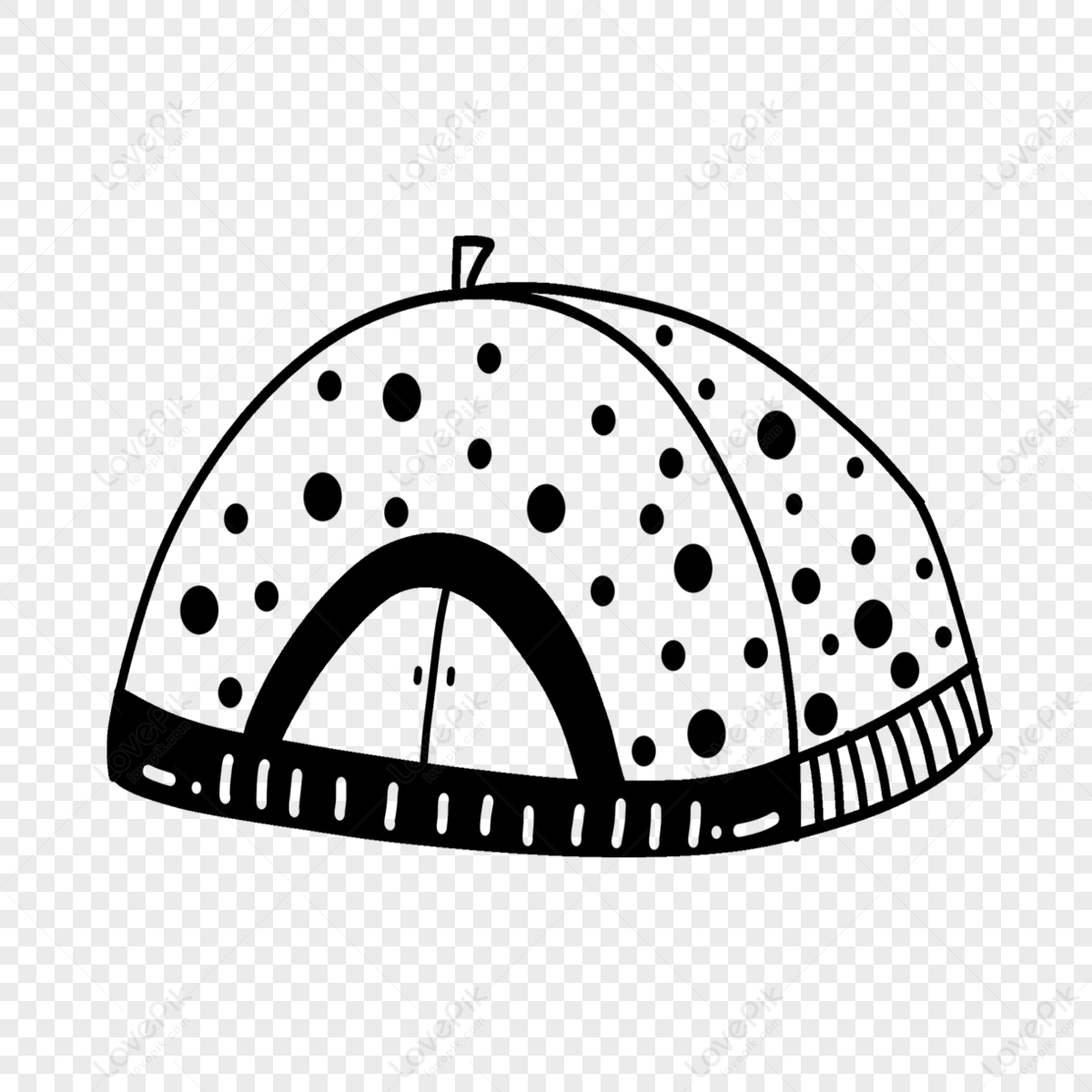 Tent Black PNG Images With Transparent Background