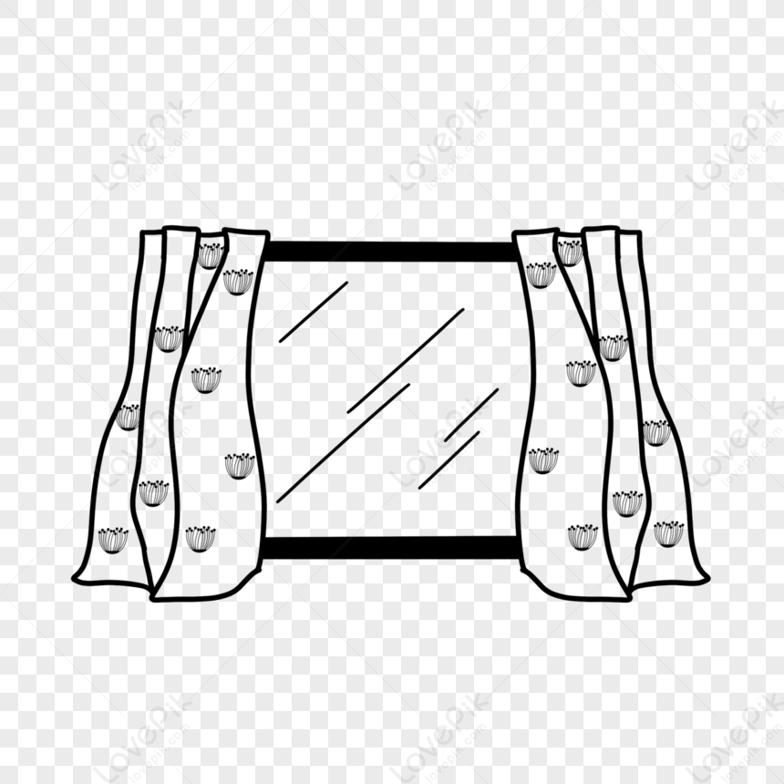 Tende Disegnate A Mano Graffiti In Bianco E Nero In Bianco E Nero  Creativo,elegante,abito PSD Immagine Gratis, Grafica download su Lovepik