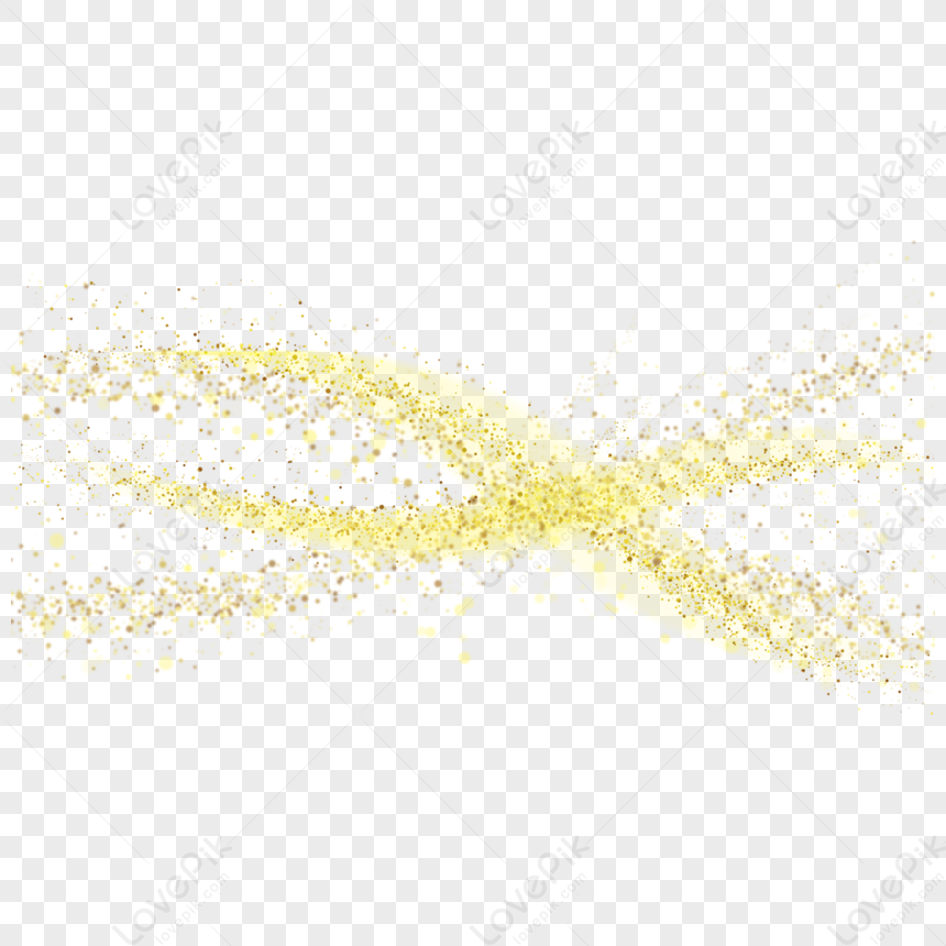 Cross Overlapping Particle Gold Abstract Light Effect,light Effect Clip ...