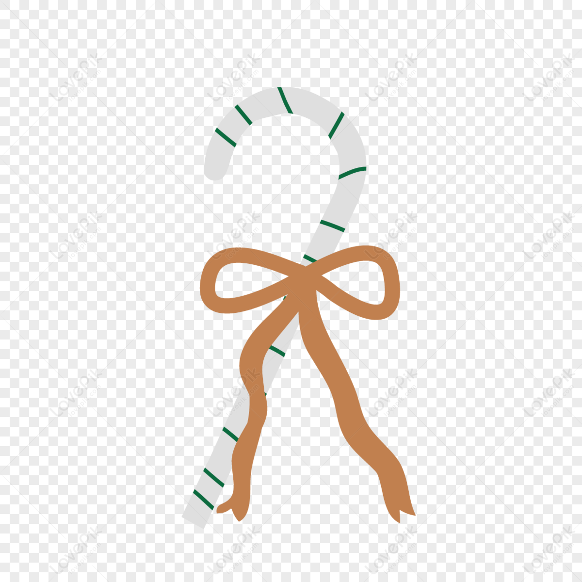 Cute cartoon doodle Christmas present,bow,hand drawing,presentation png image