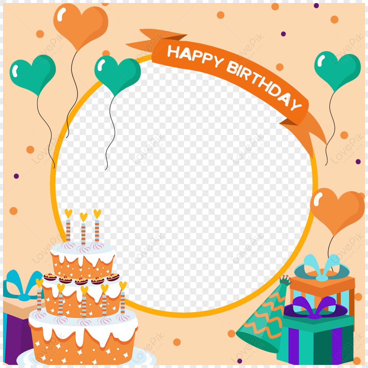 Facebook Frame Birthday PNG Images With Transparent Background | Free ...