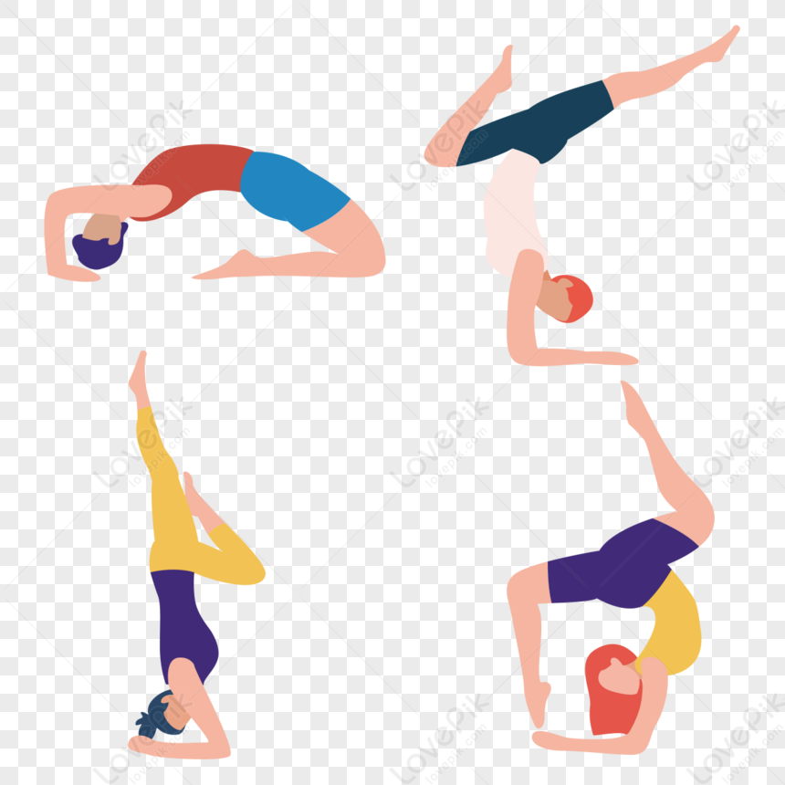 Practice-yoga-sports-yoga-posture-action-fitness-characters_330737_wh860.png