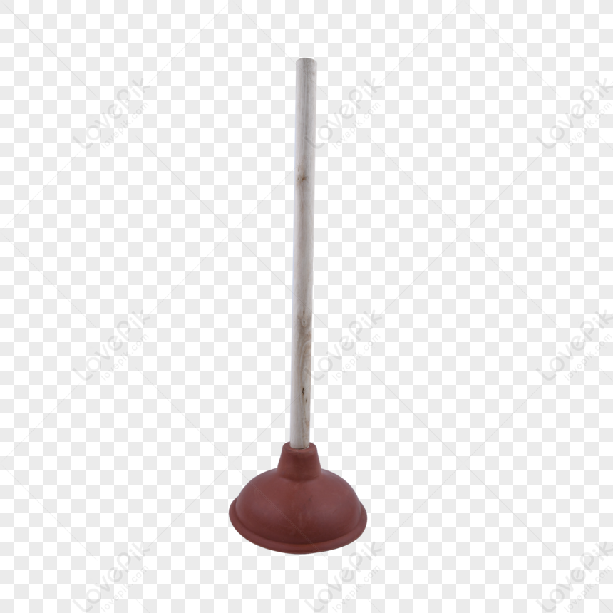 Rubber Wooden Toilet Plunger Tool Clean Repair Toilet Column Plug Png Transparent Image And