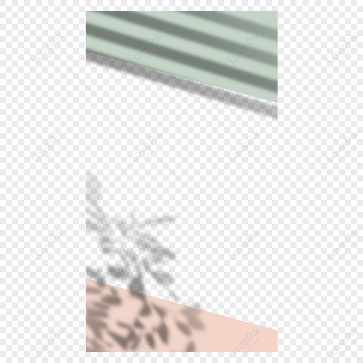 Summer leaves shadow overlay instagram border,superimposed,frame png image