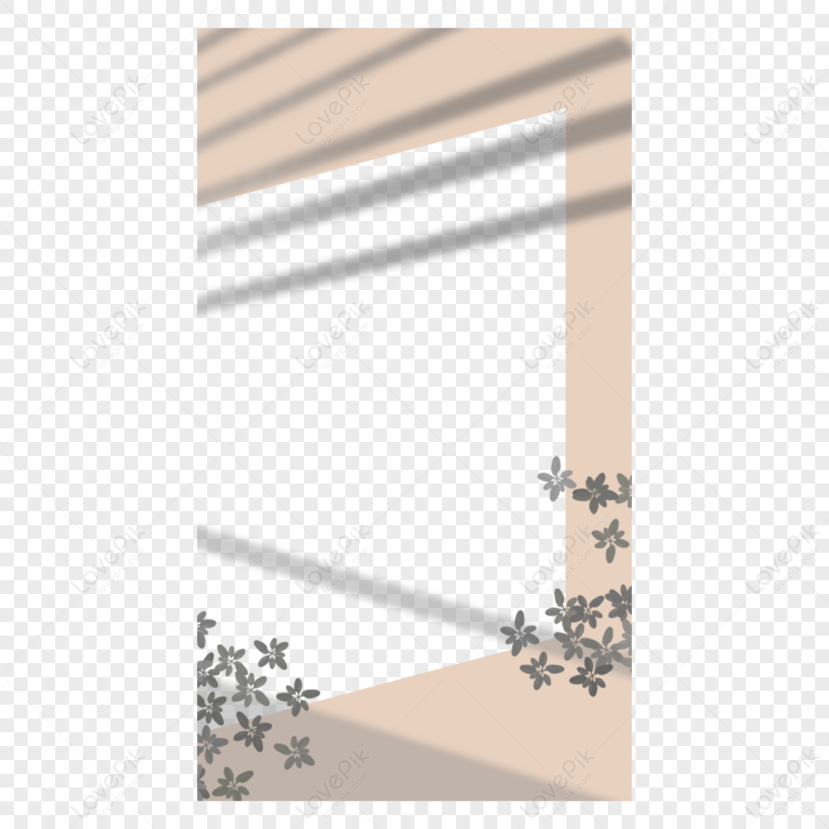 Summer leaves shadow superimposed instagram border popular,frame png white transparent