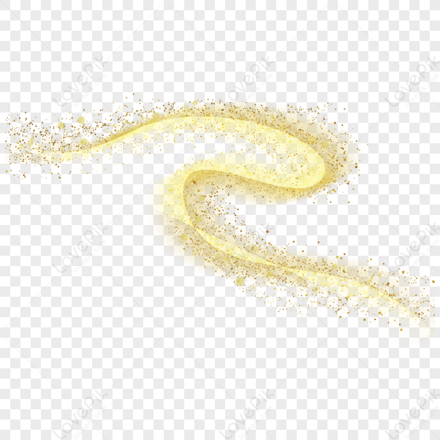 Twisted Moving Particles Gold Abstract Light Effect,move Effect,golden ...