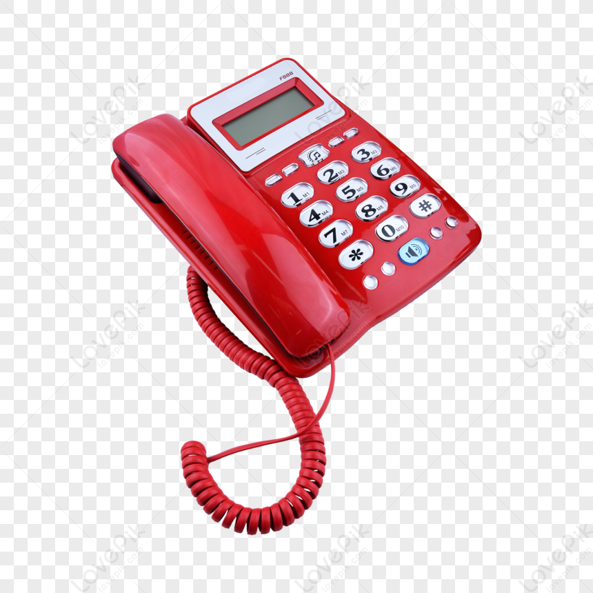 Photo de Téléphone Rouge Vintage,rouge,téléphone Fixe,des Produits, téléphone  fixe, démodé, équipement audio Graphique images free download - Lovepik