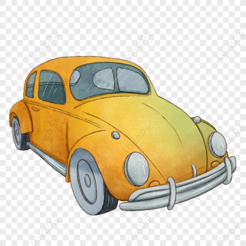 Auto Clipart Gelbes Auto, Auto Clipart, Gelb, Auto PNG und PSD Datei zum  kostenlosen Download