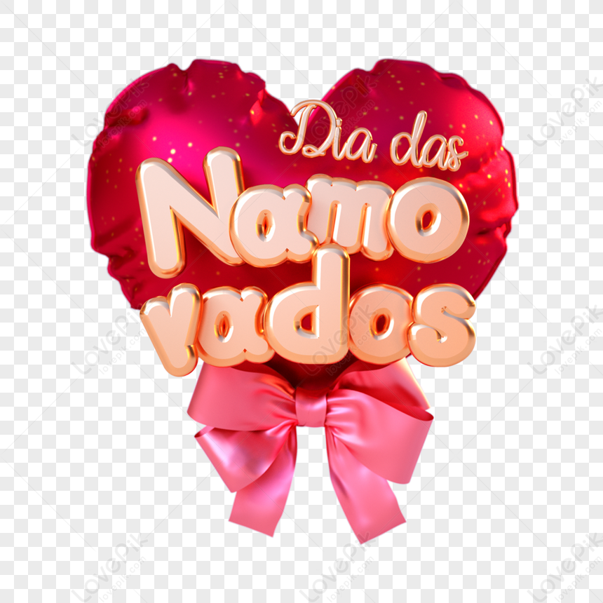 Dia Dos Namorados Brazil Valentines Day Love Bow Balloon  Ball,labels,stereoscopic PNG Transparent Image And Clipart Image For Free  Download - Lovepik