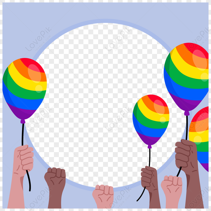 Palloncini Arcobaleno Vettoriali, Illustrazioni e Clipart