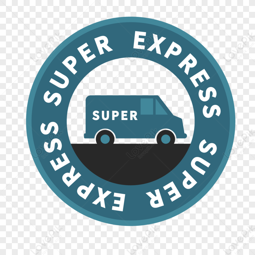 HD Express Delivery White Truck Icon Transparent PNG