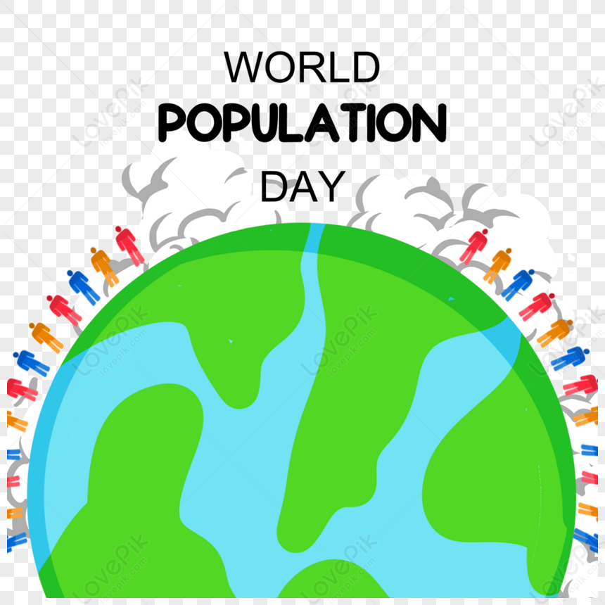 Image of World Population Day, People Friendship On Earth Globe, Poster,  Template, Vector Illustration-ZS616460-Picxy