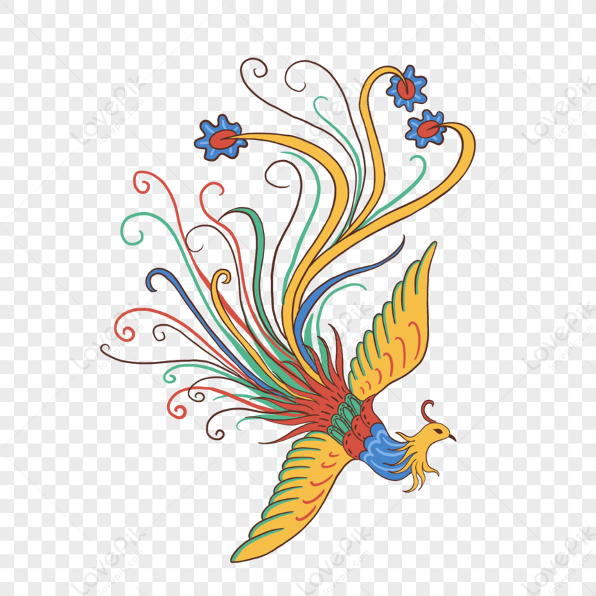 How to Draw a Phoenix I Phoenix Bird Drawing Tutorial - YouTube