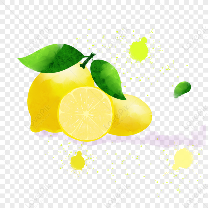 Tagliare La Deliziosa Frutta Dei Cartoni Animati Al Limone Giallo,colore  PSD Immagine Gratis, Grafica download su Lovepik