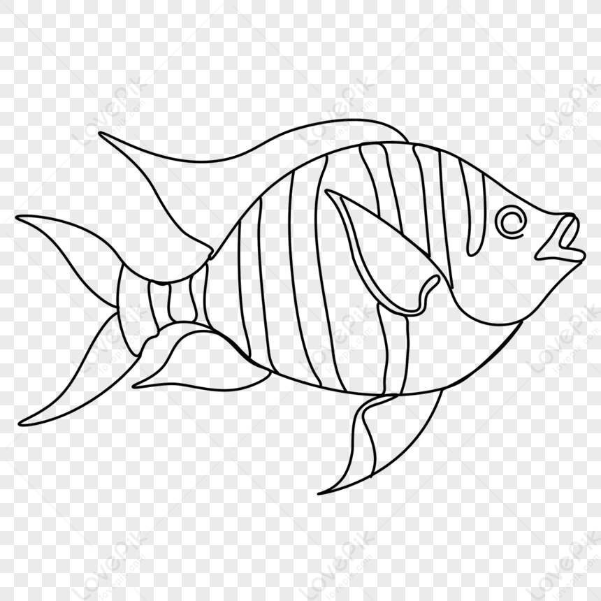 Buy Fish Drawing Clipart Vector Design Illustration. Fish Set. Vector  Clipart Print Online in India - Etsy