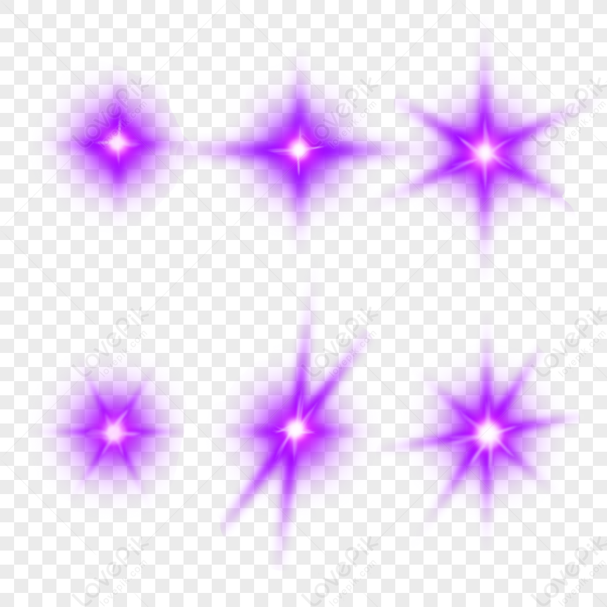 efecto de luz estrella png