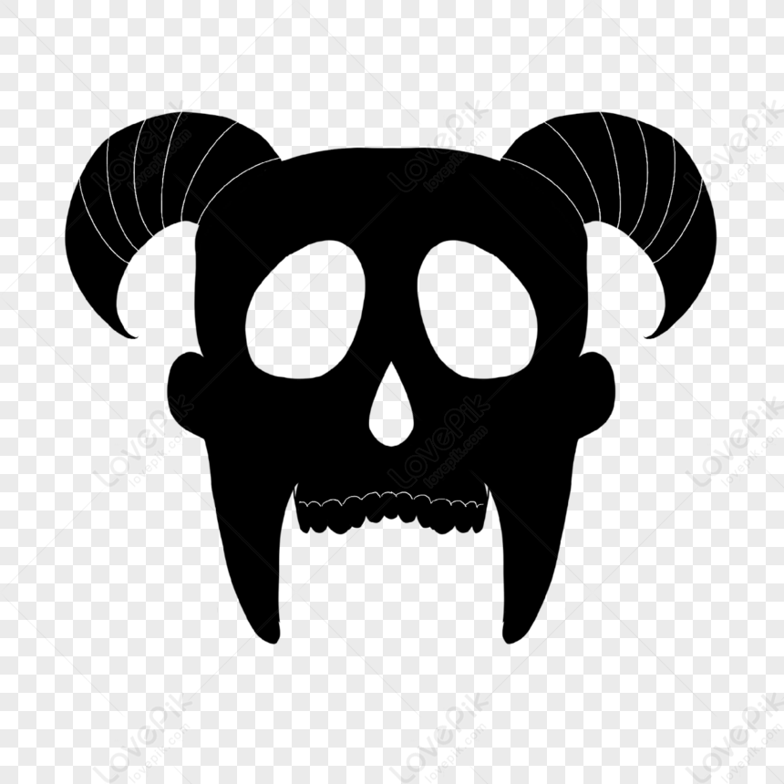 Totenkopf Silhouette ClipArt