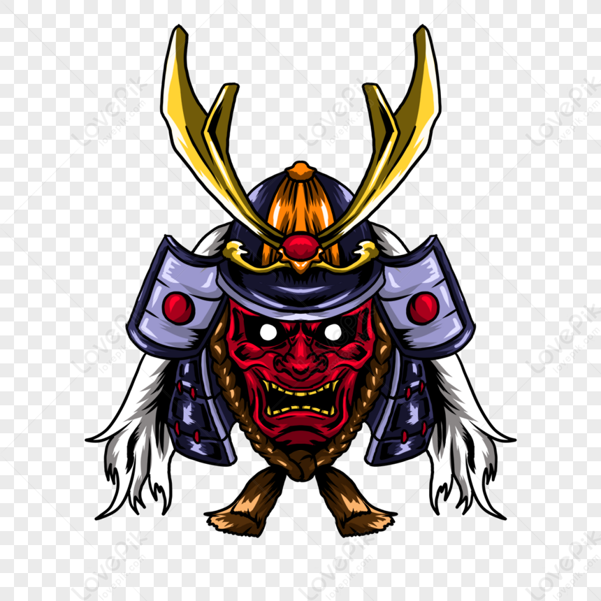 Maschera Samurai Casco Mascotte Avatar,elmo Da Samurai,di Dio