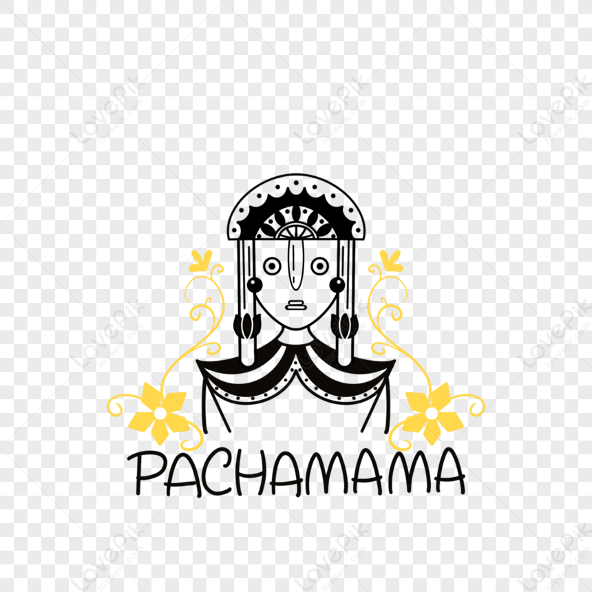 Pachamama, Mother Of The Earth In Latin America,worship,culture PNG ...