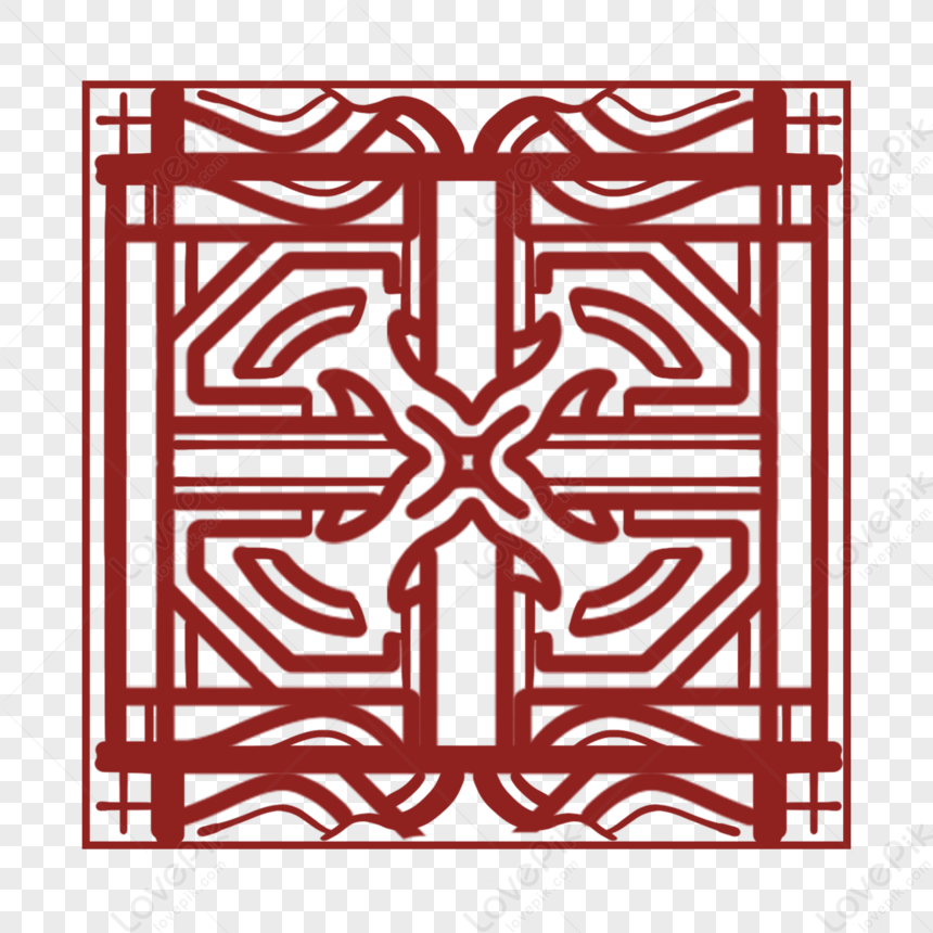 Square Creative Texture Background Traditional Korean Ornament Pattern ...