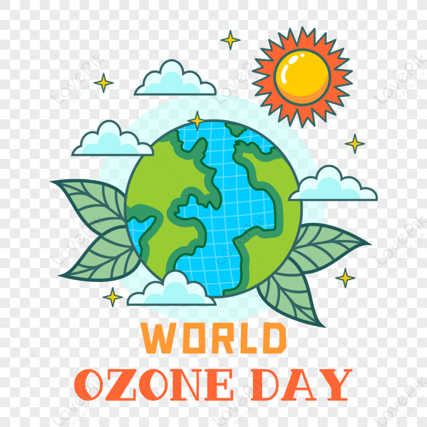 World Ozone Day Vector Design Images, World Ozone Day Color Protection  Ecological Environment Illustration, World Ozone Day, Ozone Layer, Earth  PNG Image For Free Download