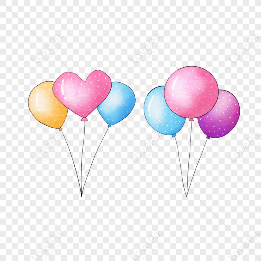 Ballons D'anniversaire Colorés De Style Texture PNG , Ballons Danniversaire  Clipart, Dessin Animé, Anniversaire Fichier PNG et PSD pour le  téléchargement libre