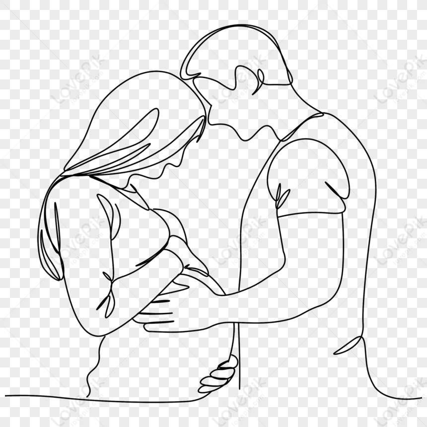 Pregnant girl and her husband. Couple family one continuous line drawing.  Simple design vector illustration. 9579174 Vector Art at Vecteezy