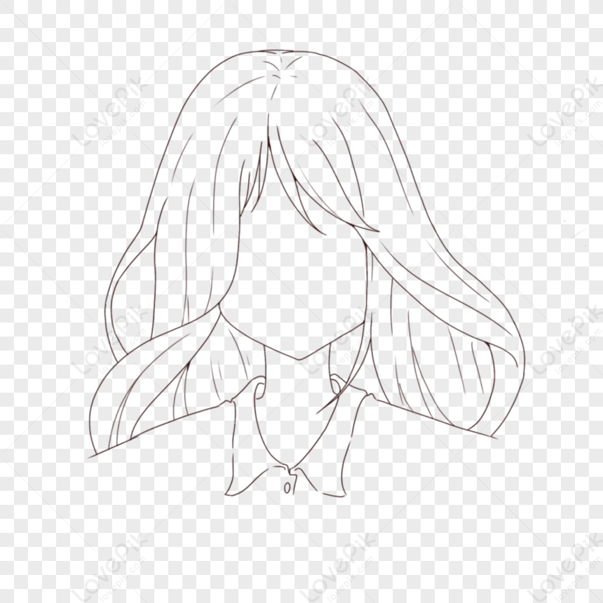 Easy Anime Hair Drawing Tutorial