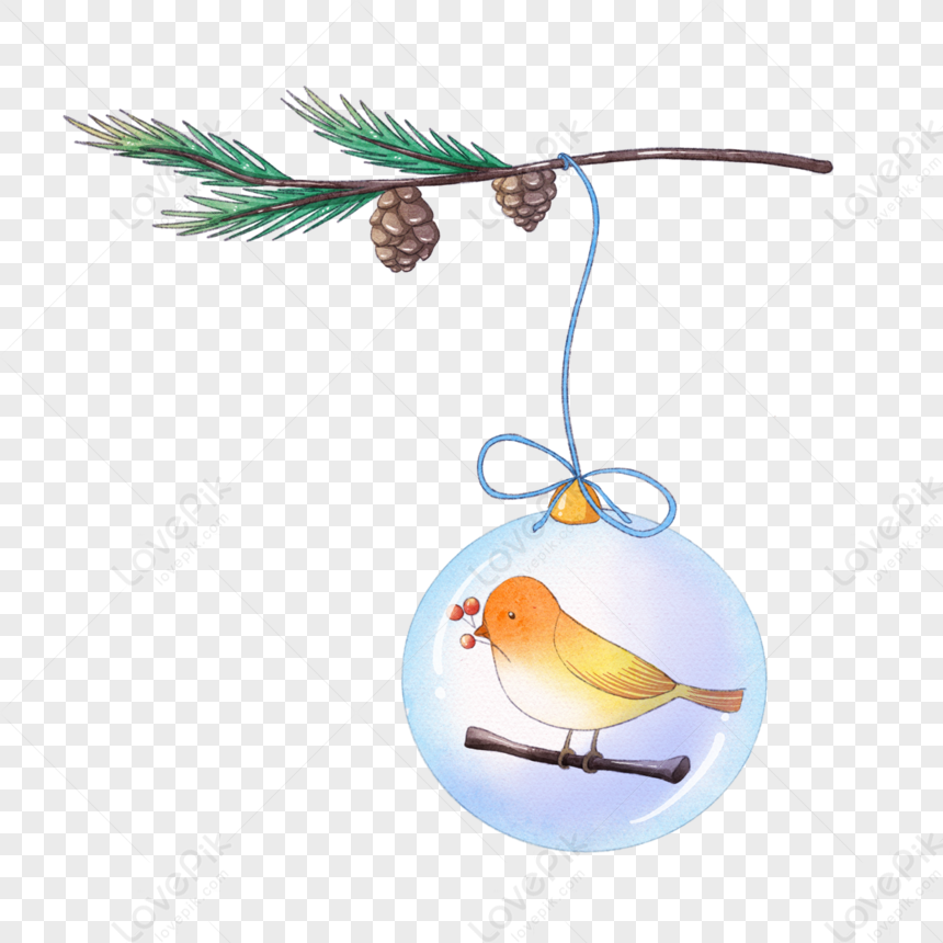 Oiseaux décoratifs, Boule de Noël