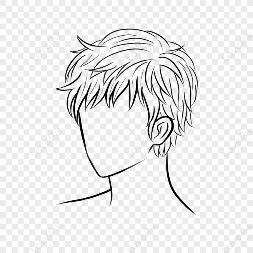 Image of How to Draw Anime Male Hairstyles-XZ236695-Picxy