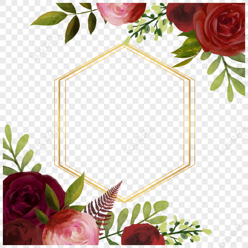 Burgundy Watercolor Flower Hd Transparent, Rose Watercolor Burgundy Wedding  Flower, Rose, Watercolor, Wedding PNG Image For Free Download