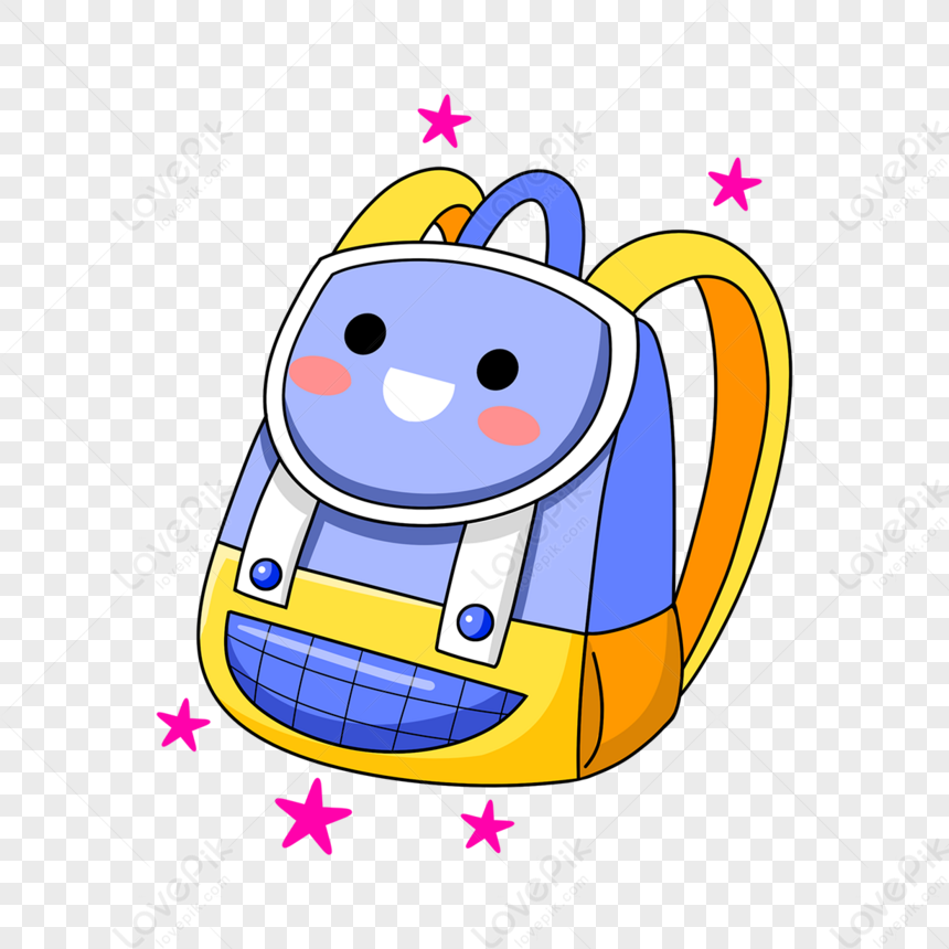 Premium Vector | Colorful set of school items backpack pencil and scissors