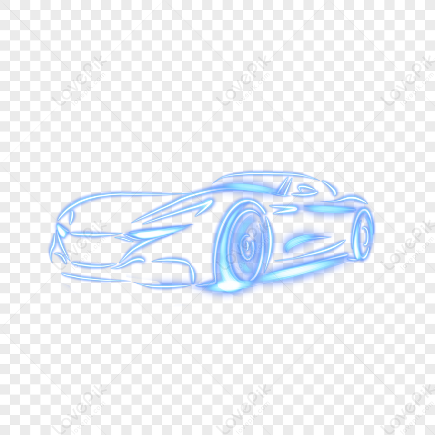 Neon Lights Effect White Transparent, Neon Light Effect Blue Green Sports  Car, Glow, Blue Green, Neon PNG Image For Free Download