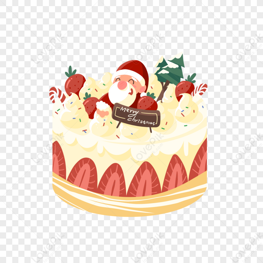 Torta Alla Fragola Giapponese,natale,babbo Natale,torte Alle Fragole PSD  Immagine Gratis, Grafica download su Lovepik