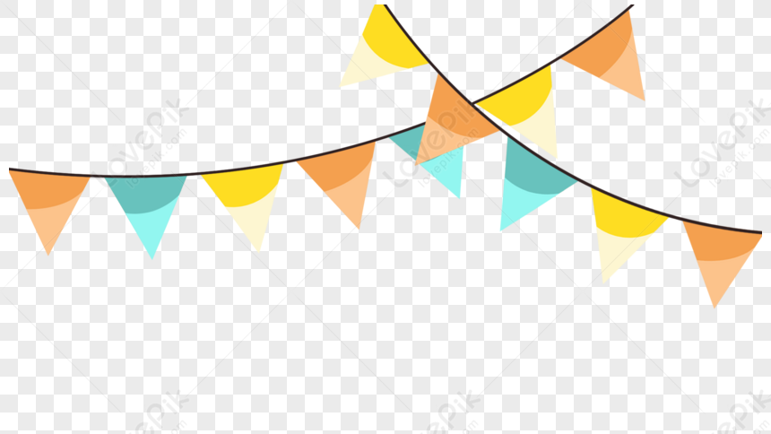 Banderines Festivos De Cumpleaños PNG ,dibujos Festival, Verderón, Banderín  PNG y PSD para Descargar Gratis