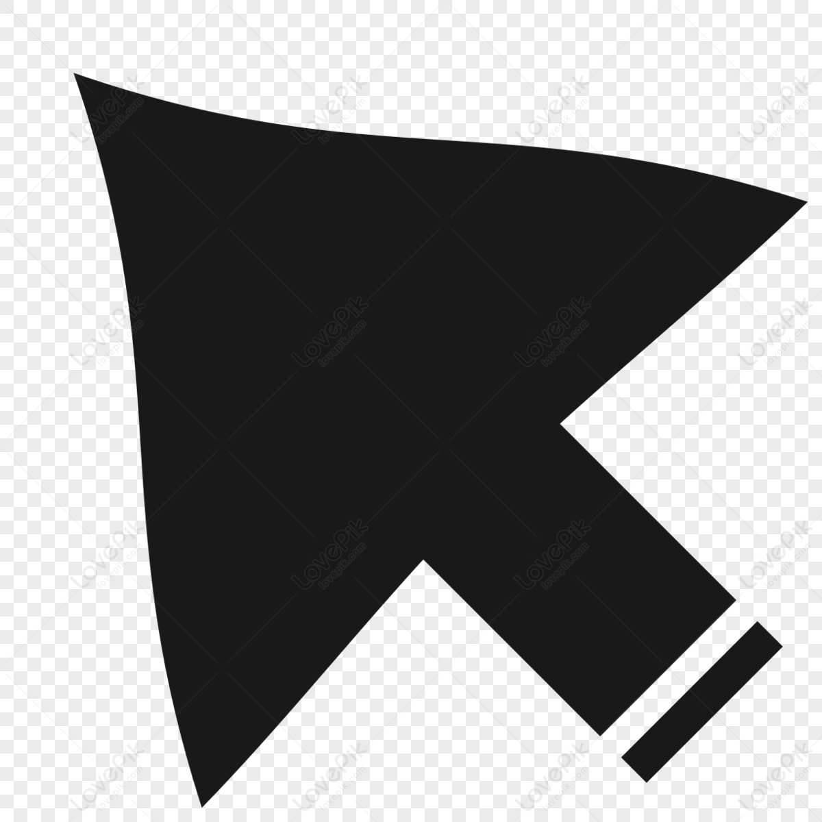 Pointer Arrow Png Transparent Mouse Pointer Arrow Triangle,cartoon ...