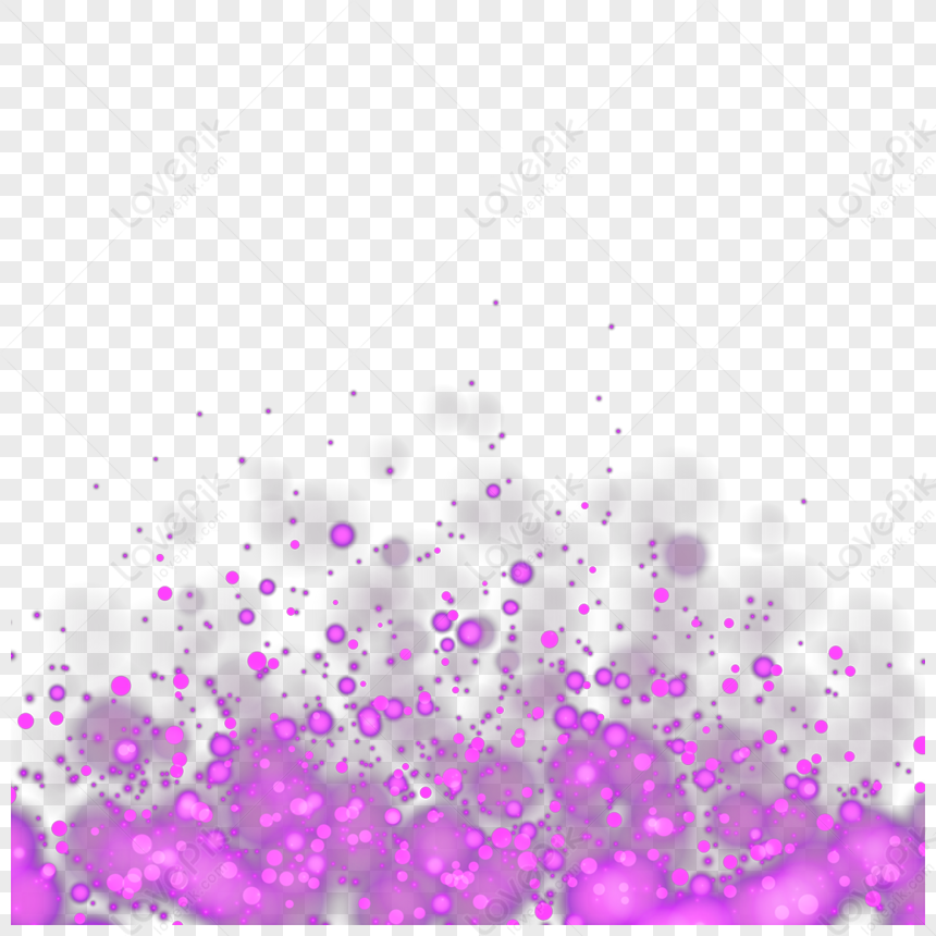 Purple Light Effect Particle Spot,spark,glare,purple Particles PNG ...