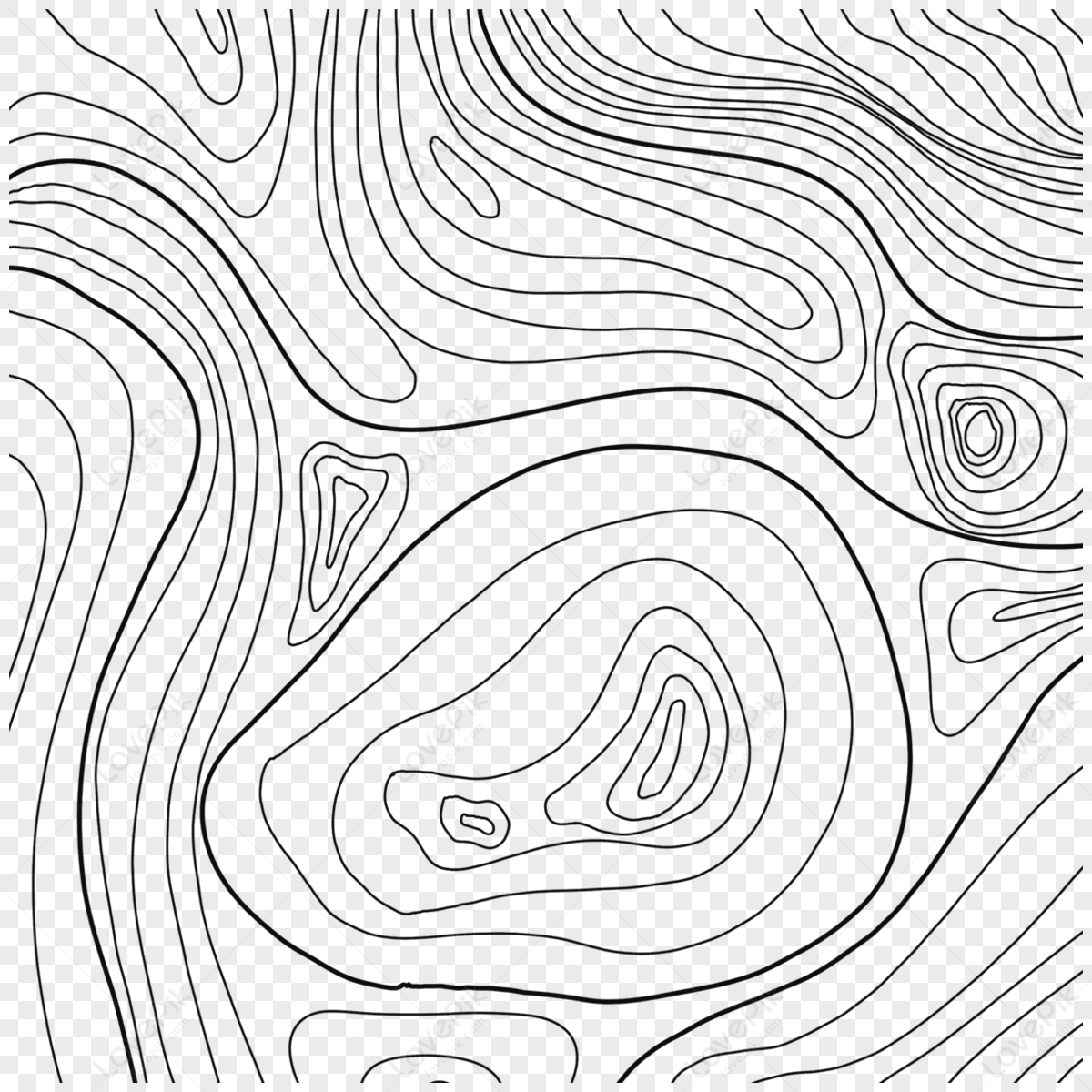 Line Mountain Topography Contour,malaking Data,anyong Lupa Larawan ...